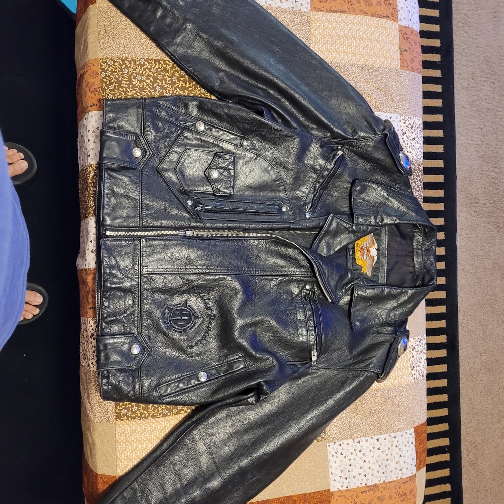 Vintage Harley Davidson Leather Jacket